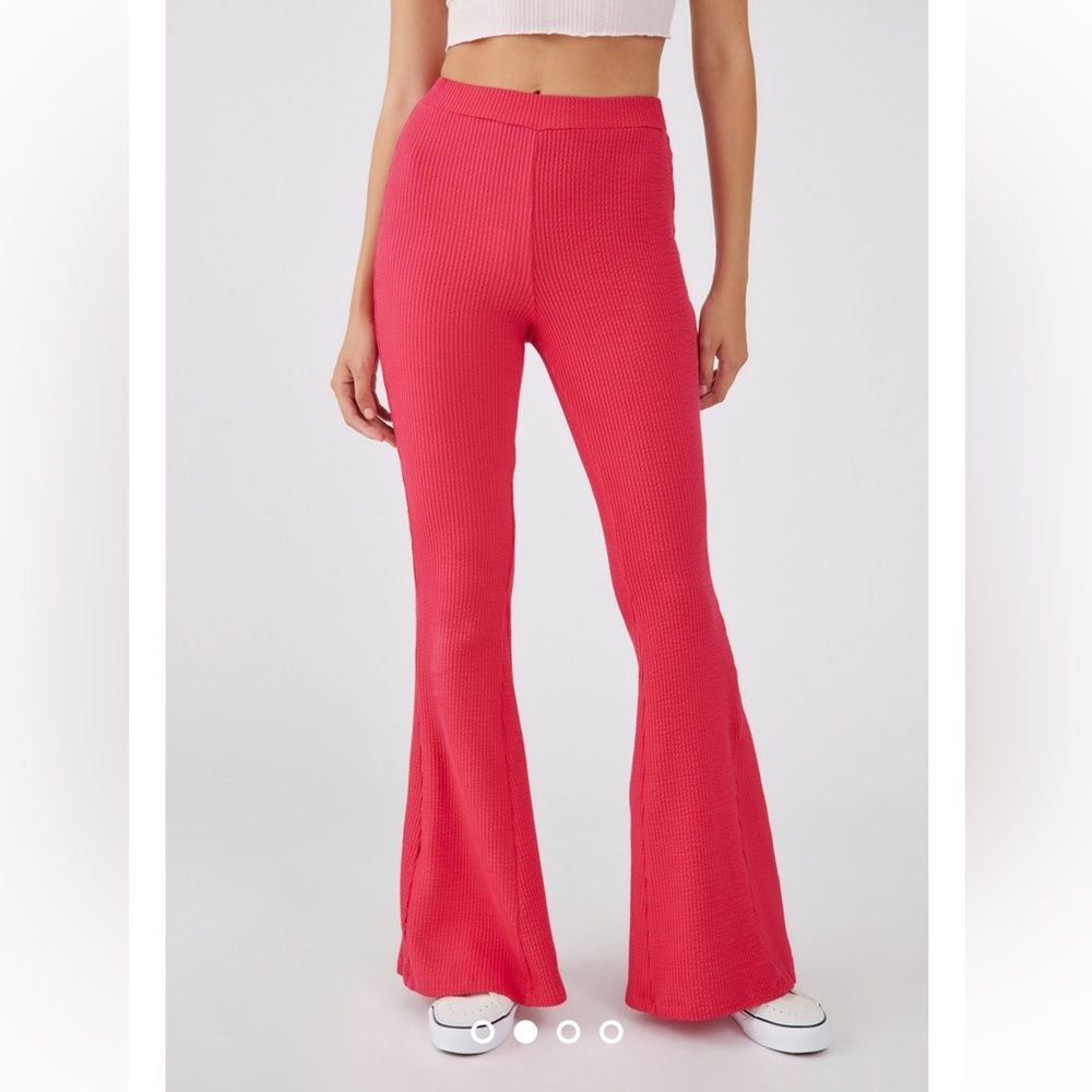 Urban Outfitters Red Flare Pants - size M